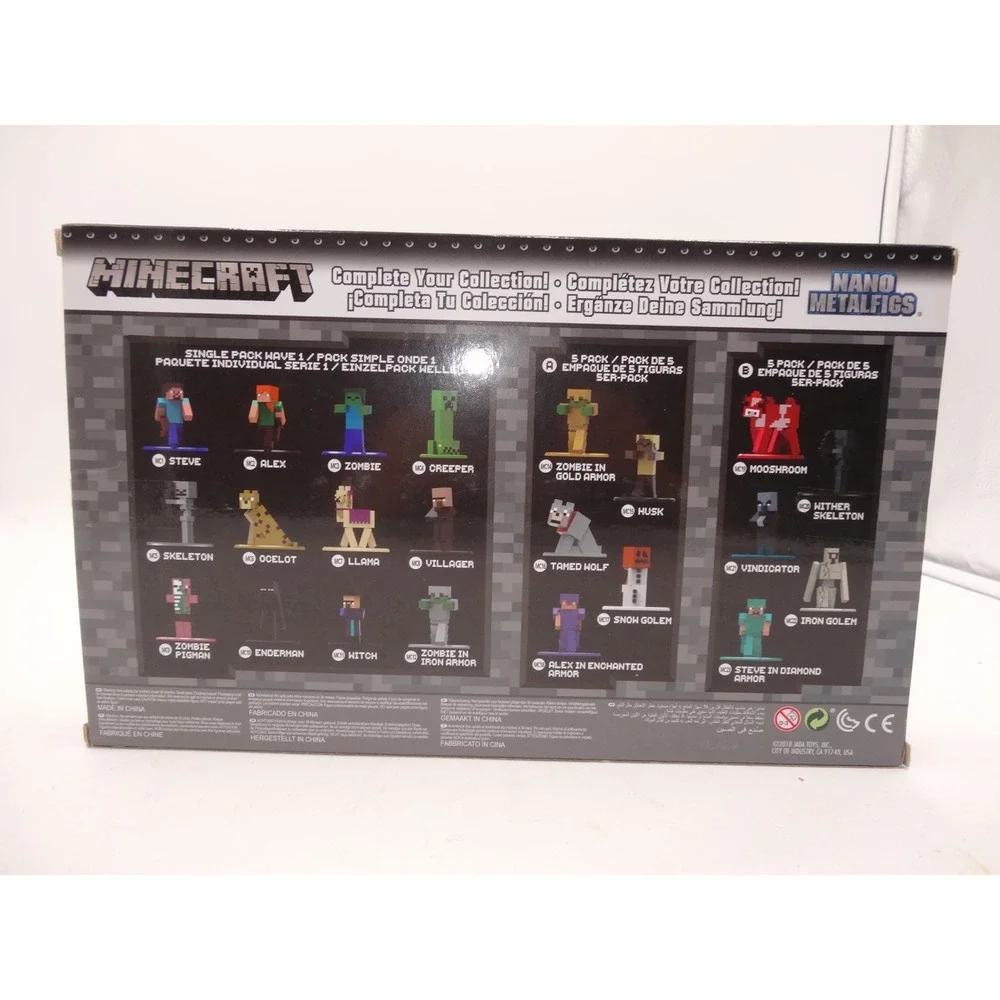 Minecraft‎ 20 Pack Nano Metalfigs 1.65